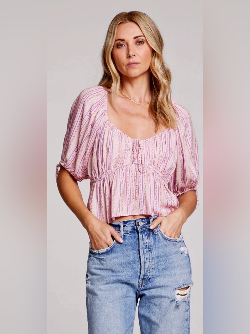 Saltwater Luxe NWT Flora Top size S S3074-W594-MLBU